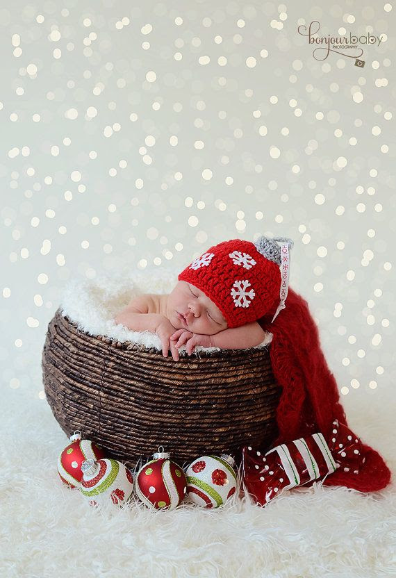 Ornament hat, Christmas hat, newborn christmas photo prop, baby boy christmas outfit, baby girl christmas outfit, newborn christmas clothes on Etsy, $25.00