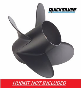 QuickSilver Black Diamond 4 Aluminum Prop For Alpha 1 ...