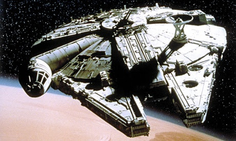 The Millennium Falcon from Star Wars IV: A New hope.