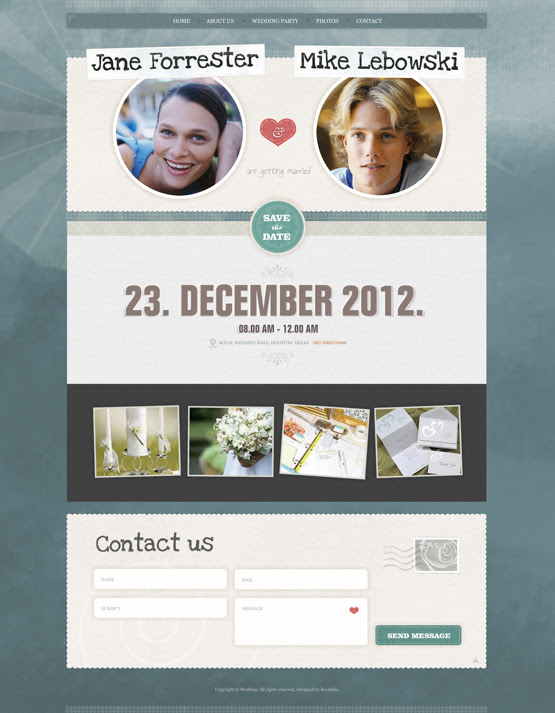 Wedding Event Invite – HTML Template