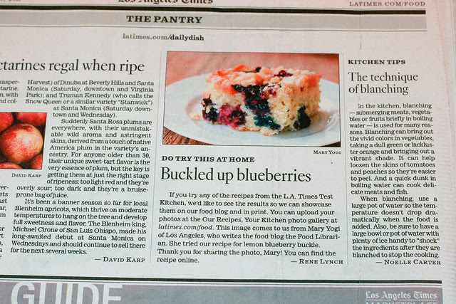 Los Angeles Times Food Section