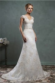 40+ A Line Fitted Wedding Dresses