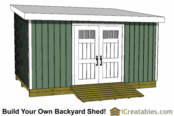 Lean To Shed Plans - Easy to Build DIY Shed Designs