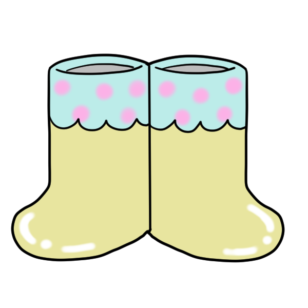 黄色い長靴のイラスト かわいいフリー素材が無料のイラストレイン