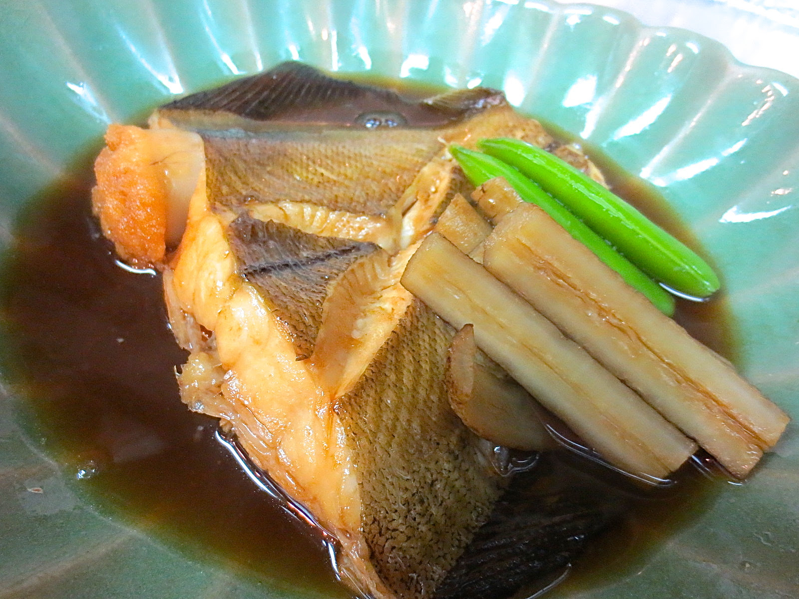 子持ち赤カレイの煮付け