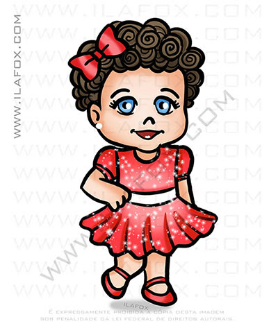 caricatura fofinha, mini caricatura, caricatura infantil, by ila fox