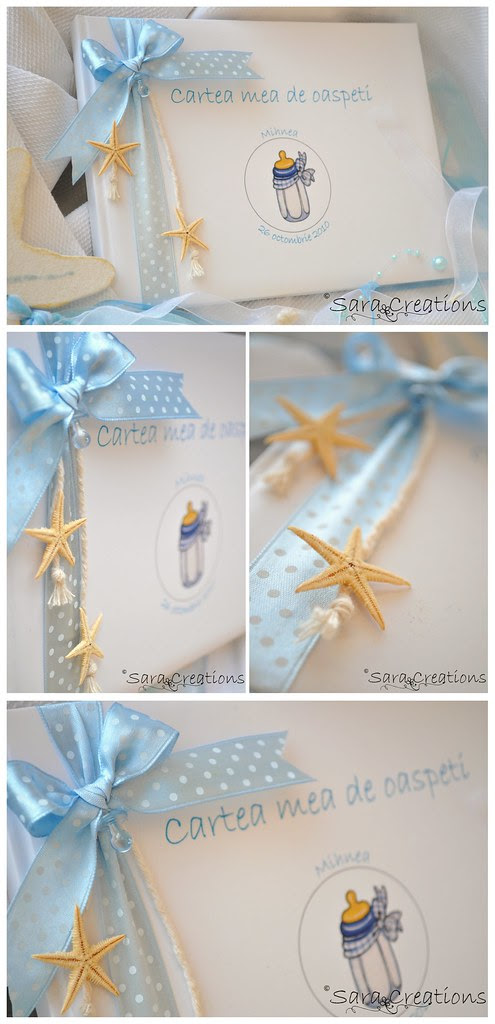 blue guest book