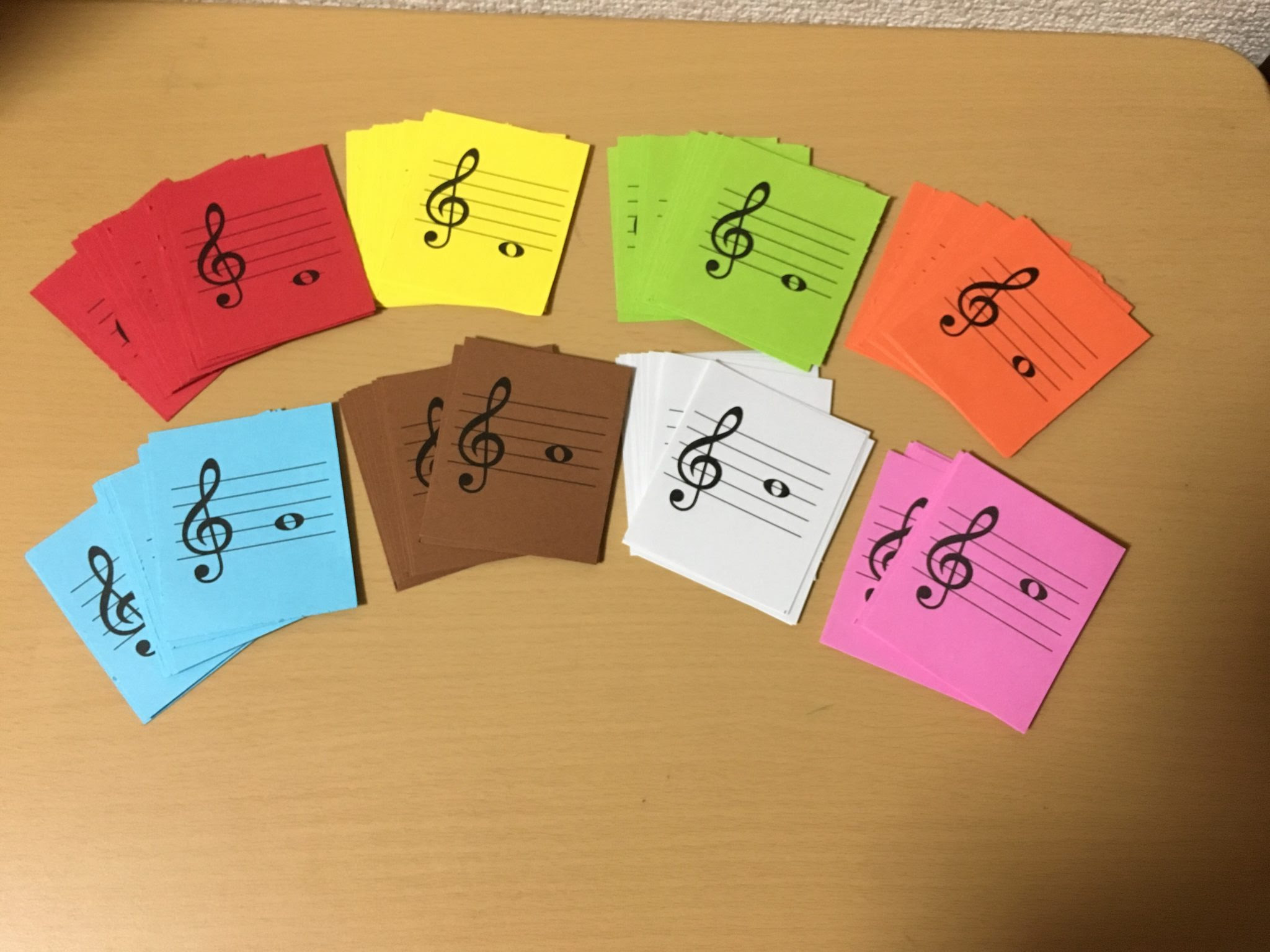 自宅で印刷してすぐに使える音符カードa4サイズ シェアします ピアノ教室のホームページ作成 ピアノートはピアノ教室のホームページでの生徒募集をサポートします