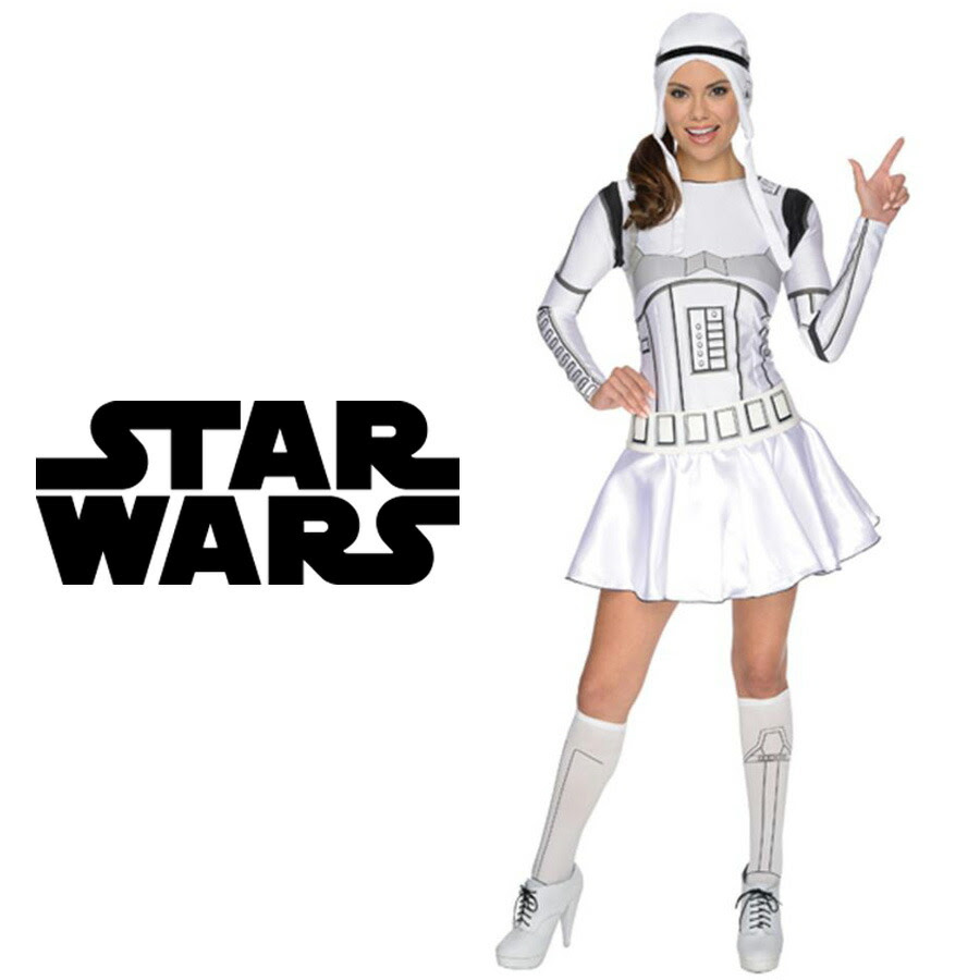 大人気の ディズニー Star ライセンス Wars コスプレ レディース 衣装 Star スターウォーズ 公式 コスチューム Rubie S ノップノップ店 ハロウィンを思いっきり楽しもう 大人気コスプレ コスプレ 大人用ストームトルーパーフィメイル ハロウィン 衣装 ルービーズ