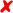 Red X