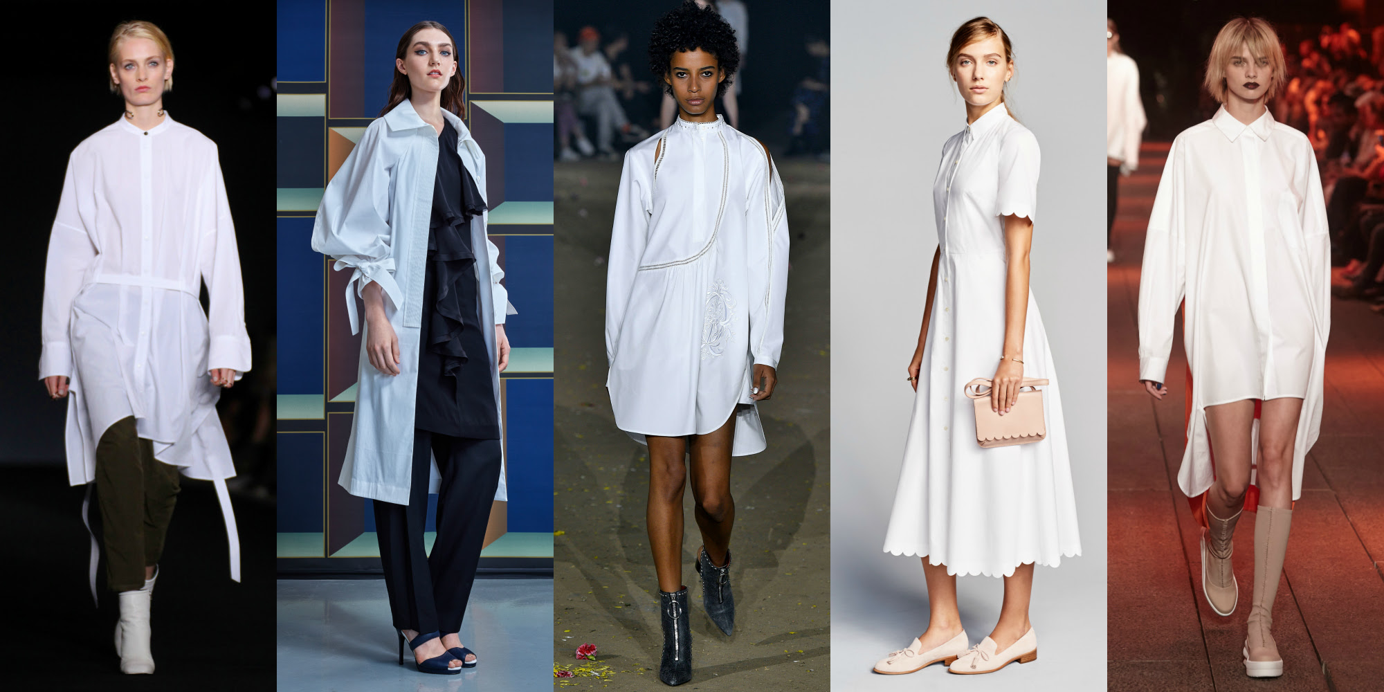 Shirt dress trend Summer / spring 2017