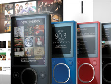 Zune players, Microsoft