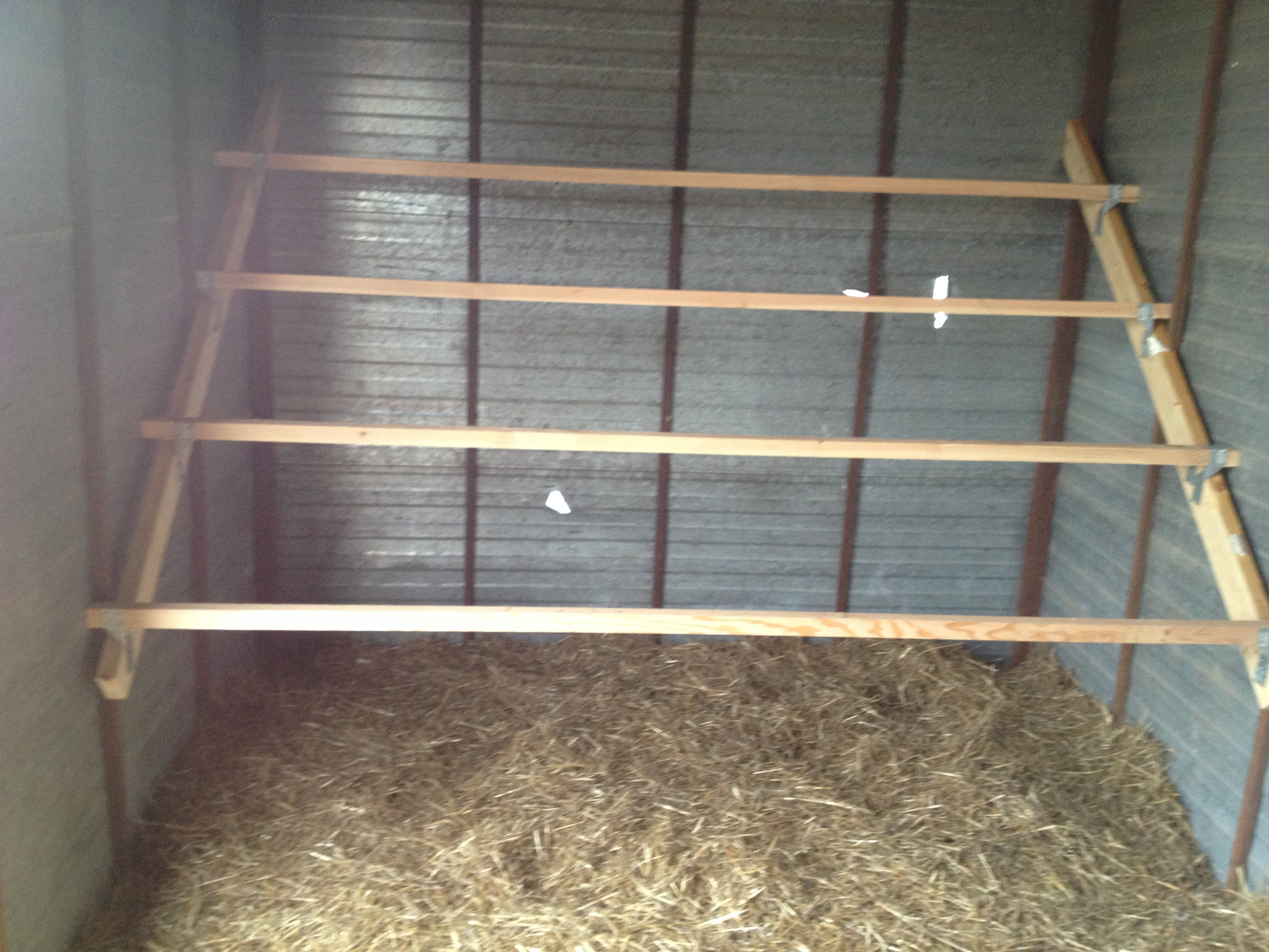 Chicken Coop Roosting Bars Building a new chicken coop