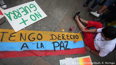 Kolumbien Friedensprozess Marsch fü den frieden in Medellin (pictue alliance/dpa/L.-E. Noriega)