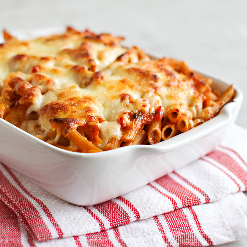 Vegetarian Baked Penne - Fork Knife Swoon