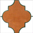 Colonial Cement Tile in Relief