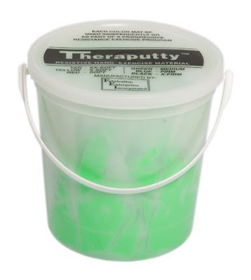 Cando Theraputty Resistive Exercise Putty - Green - medium - 5 lb.
