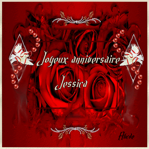 Joyeux Anniversaire Jessica