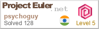 Project Euler Profile
