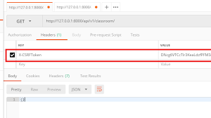 Run Django Api From Postman: CSRF Verification Failed