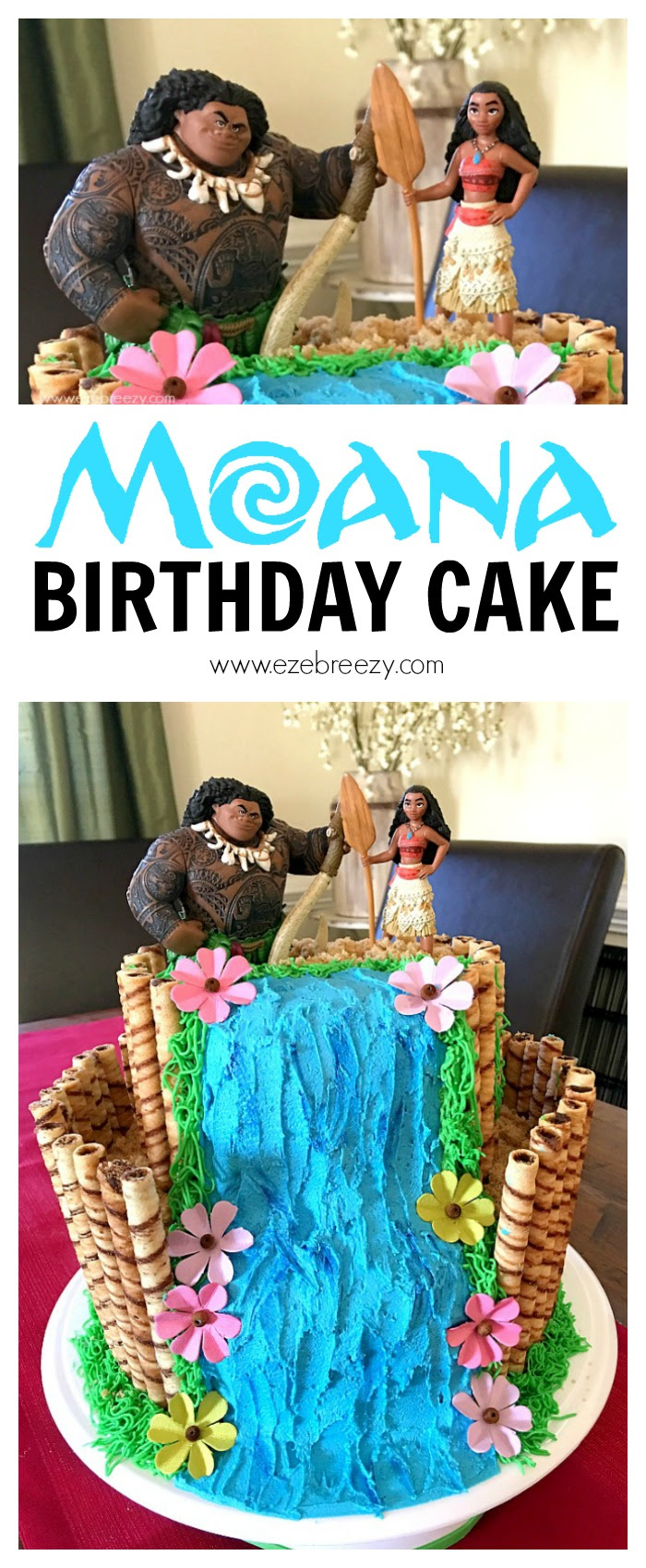 How To Make A Moana Cake