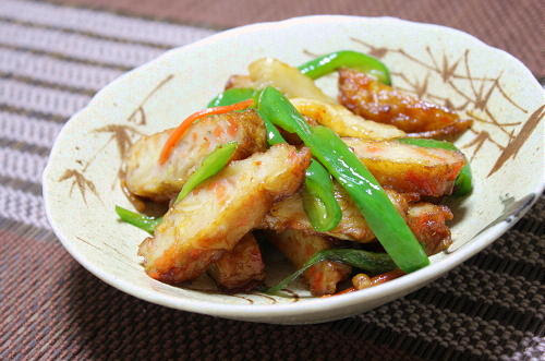 13 06 10 さつま揚げとキムチの甘辛炒め キムチレシピ