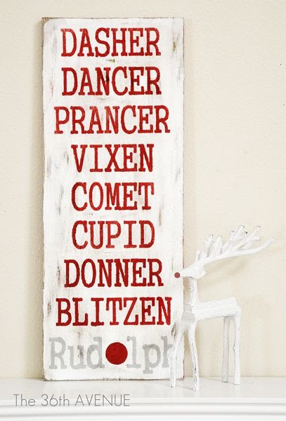 Oh Deer! DIY Christmas Sign...next months project?