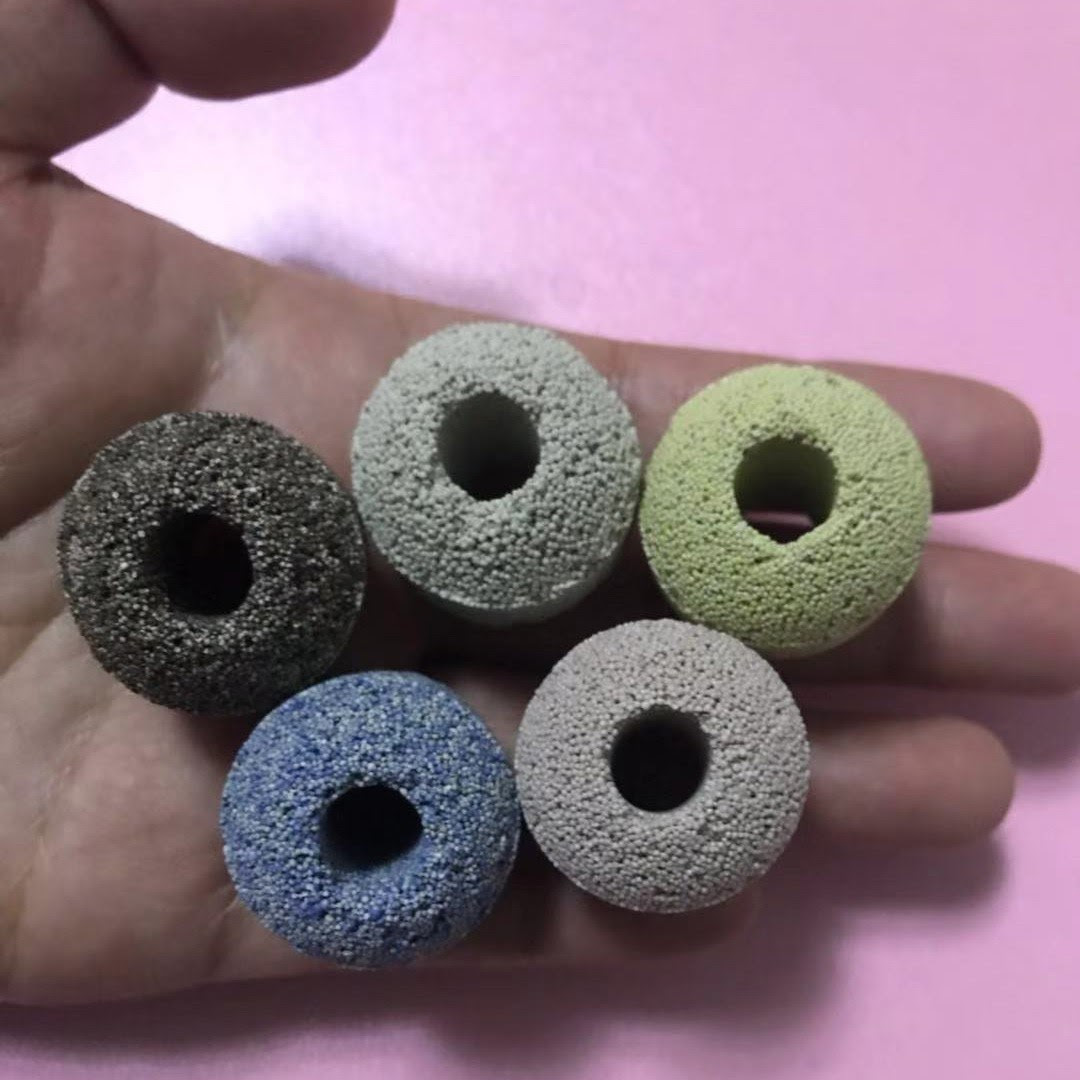 培育沉底水草固定小盆造景鱼缸石头生态陶瓷环水草杯过滤吸盘净化 景德镇名瓷在线