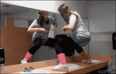 mirror funny gif