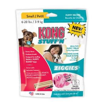 Image of KONG Puppy Ziggies, 7-Ounce, Small, 12 per Pack