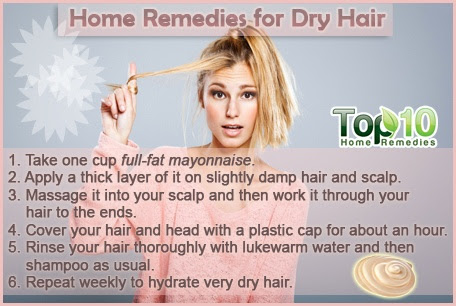 Home Remedies for Dry Hair | Top 10 Home Remedies