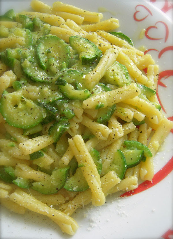 Pasta con le zucchine - Ricetta pasta con le zucchine