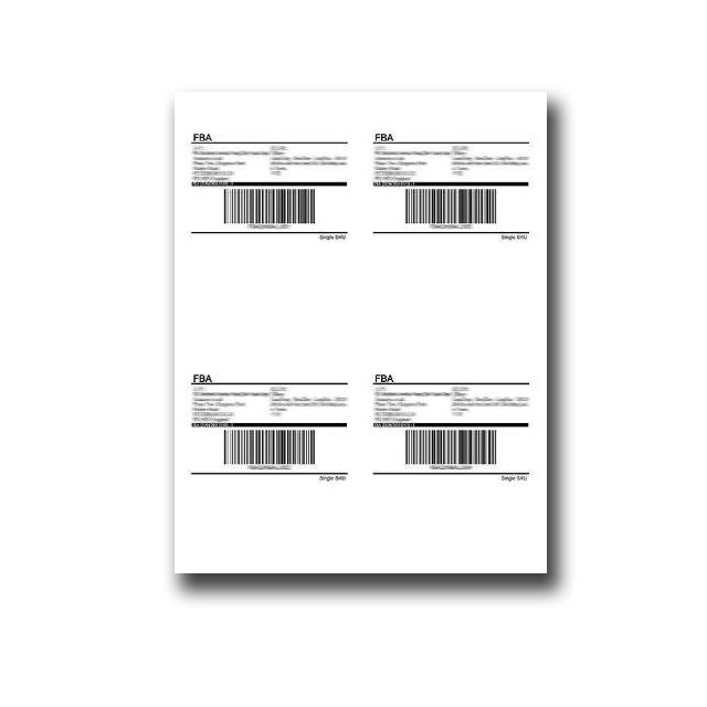 Label Pengiriman Amazon Fba/4 Label Per Lembar - Buy Ems Label  Pengiriman,A4 Kosong Label Lembaran Vinyl Label Product on Alibaba.com