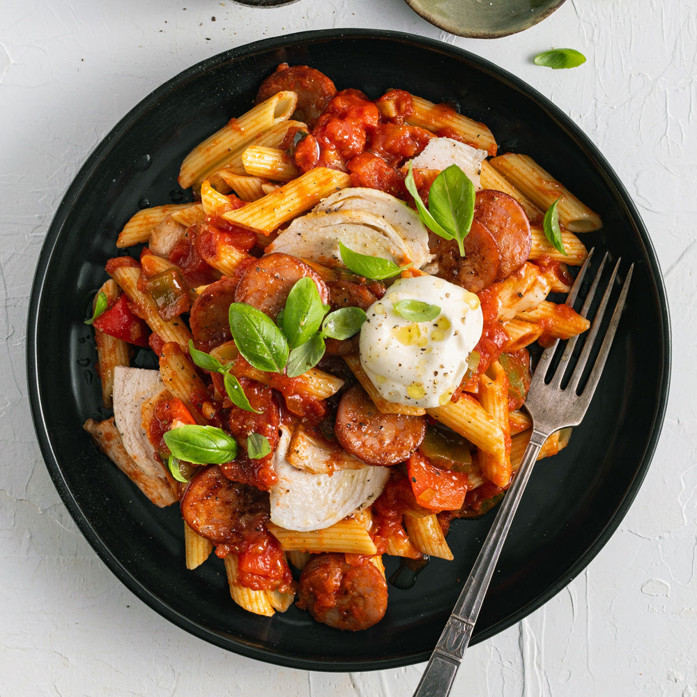 Chicken & Chorizo Pasta | Youfoodz