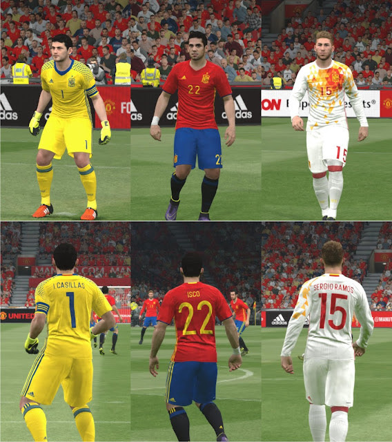 Spain Kits Euro 2016