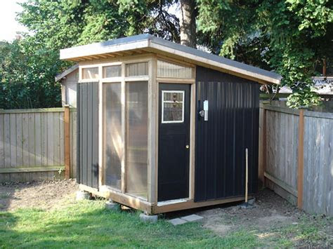 diy modern shed   build diy blueprints