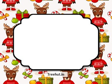 Christmas Free Printable Labels, 3x4 inch Name Tag