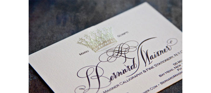 Bernard Maisner Business card design