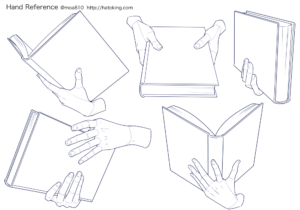 手のイラスト資料集 Hand Reference Hato King