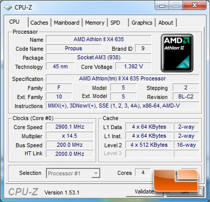Amd Athlon Ii X4 635 2 9ghz Quad Core Processor Review Legit Reviews