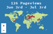 Locations of visitors to this page