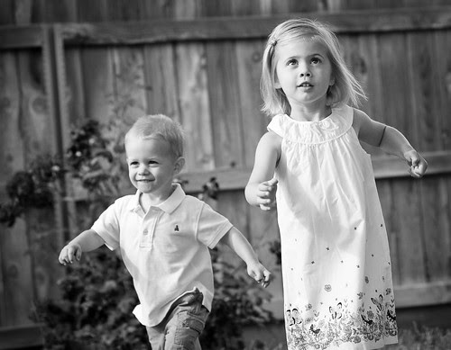 bother and sister at play!