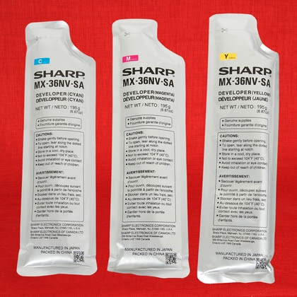 Developers - Sharp MX-2616N Tri-Color Developer Material Kit