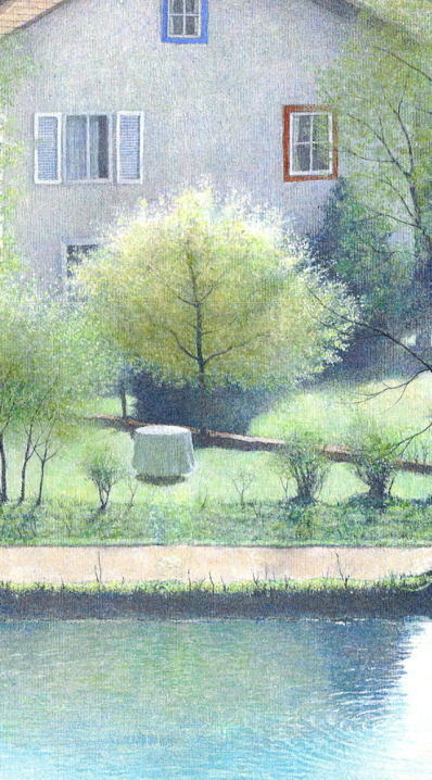 水彩画 テラス 福井良佑の透明水彩ホームページ 永久の旅と癒しの光を描く 風景 花 静物などの透明水彩画 イラスト 挿絵 描き方 水彩教室など 水彩画家