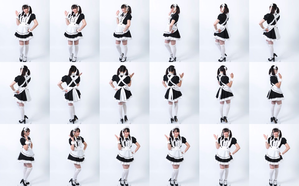 人物 No 003 メイド服 すべてトレース可能 漫画の資料ドットネット