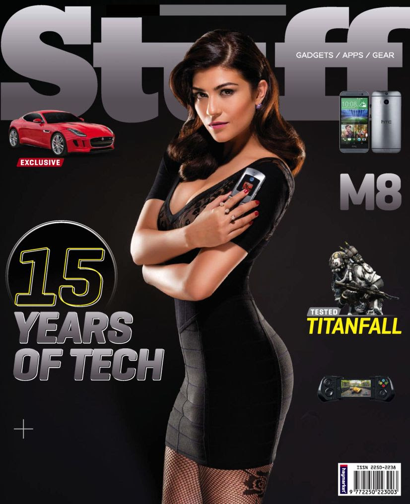 Archana Vijaya IPL Host Hot & Sexy Scans From Stuff Gadgets Magazine May 2014