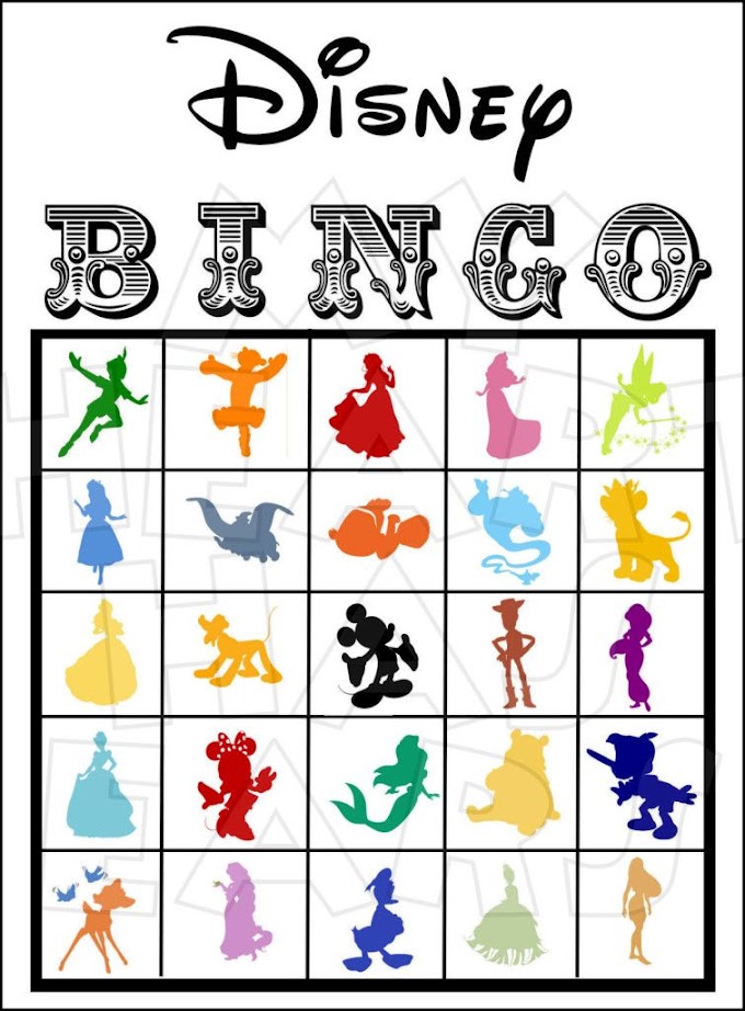 Disney Bingo Game Free Printable