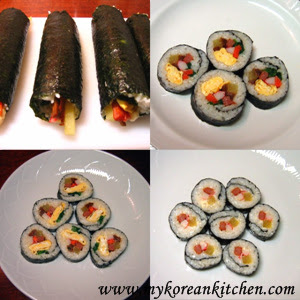 kimbab display