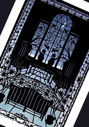halloween, paper cutting, black cats
