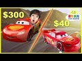 Disney Cars 3 $40 Lightning McQueen vs $300 Lightning McQueen Remote Control Toy Cars